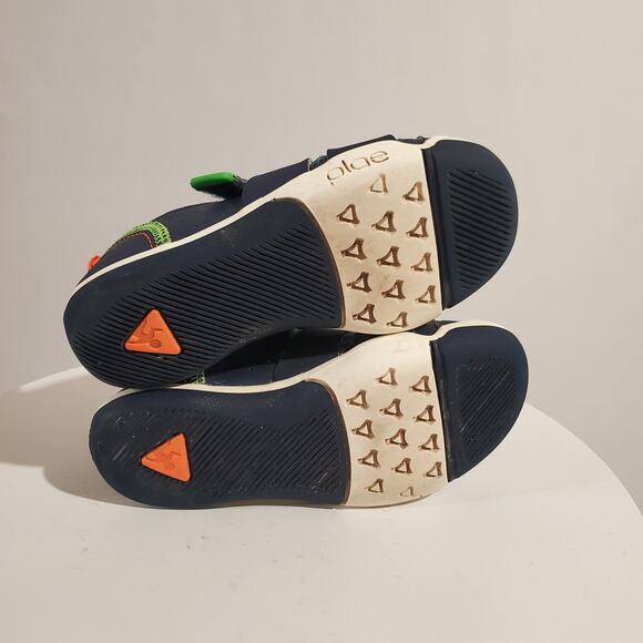 Plae Sam 2.0 Kids Fisherman Sandals Size 13 Navy Blue Hook & Loop Strap Comfort - Picture 8 of 10